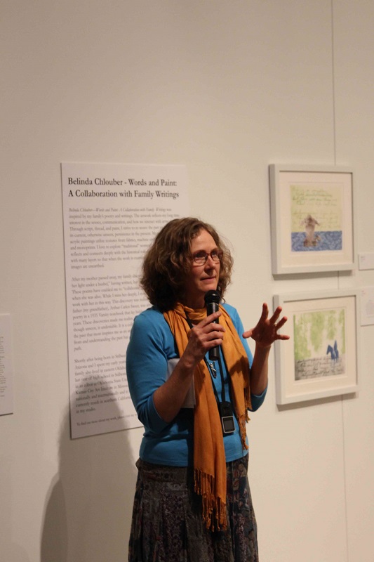 Belinda Chlouber—Words and Paint; A collaboration with family writings 2014