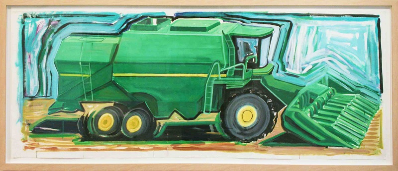 Movers and Shapers: Combines, Tractors, and Swathers by Karen Carson