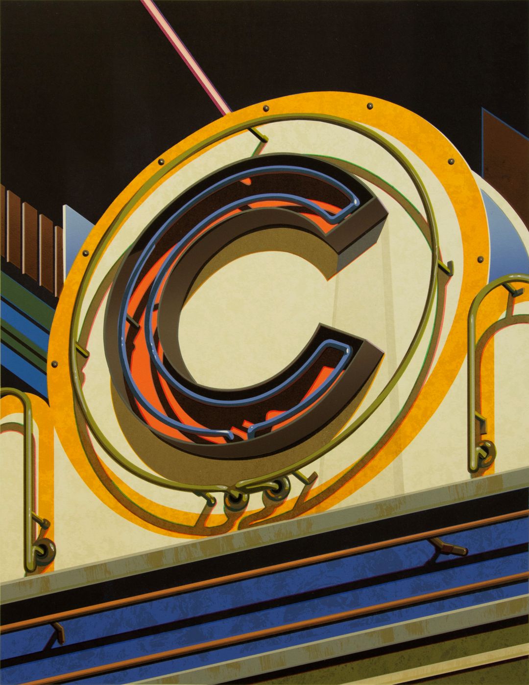 Robert Cottingham, "An American Alphabet: C" Robert Cottingham, "An American Alphabet: C"