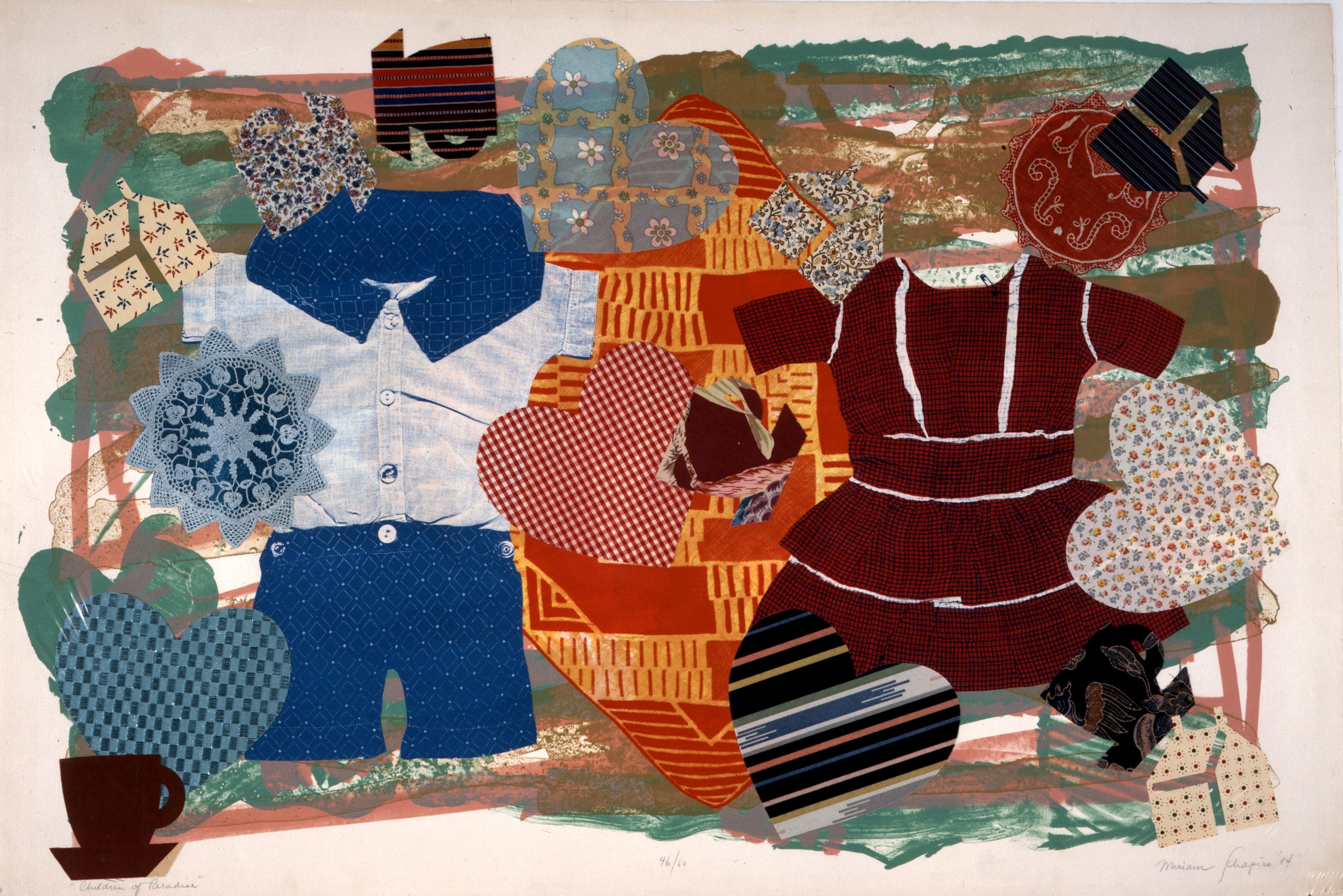 "Children of Paradise" Miriam Schapiro, "Children of Paradise"