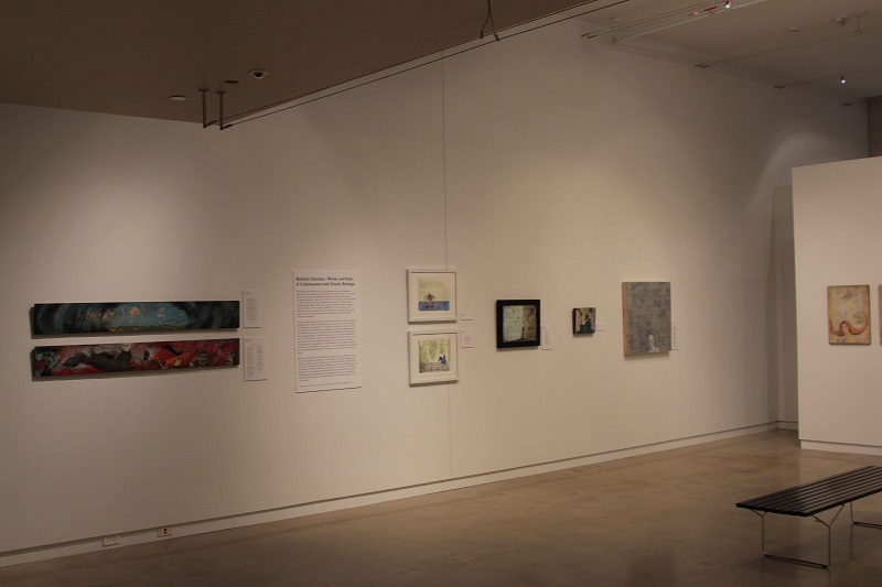 Belinda Chlouber—Words and Paint, Installation Belinda Chlouber—Words and Paint, Installation