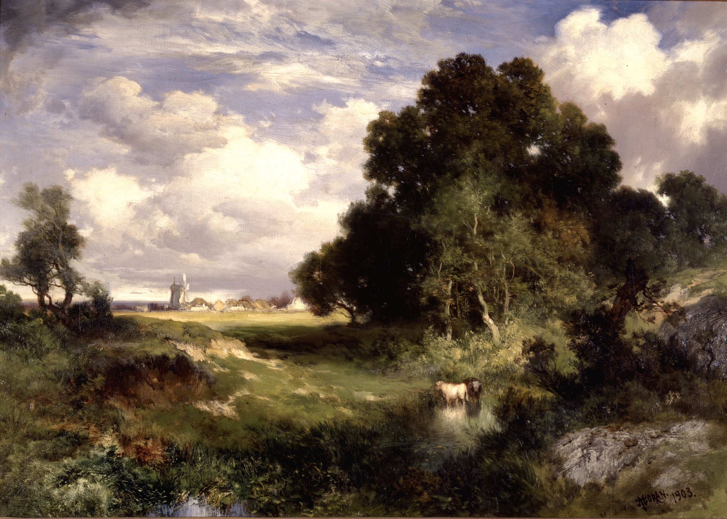 Approaching Storm, East Hampton by Thomas Moran