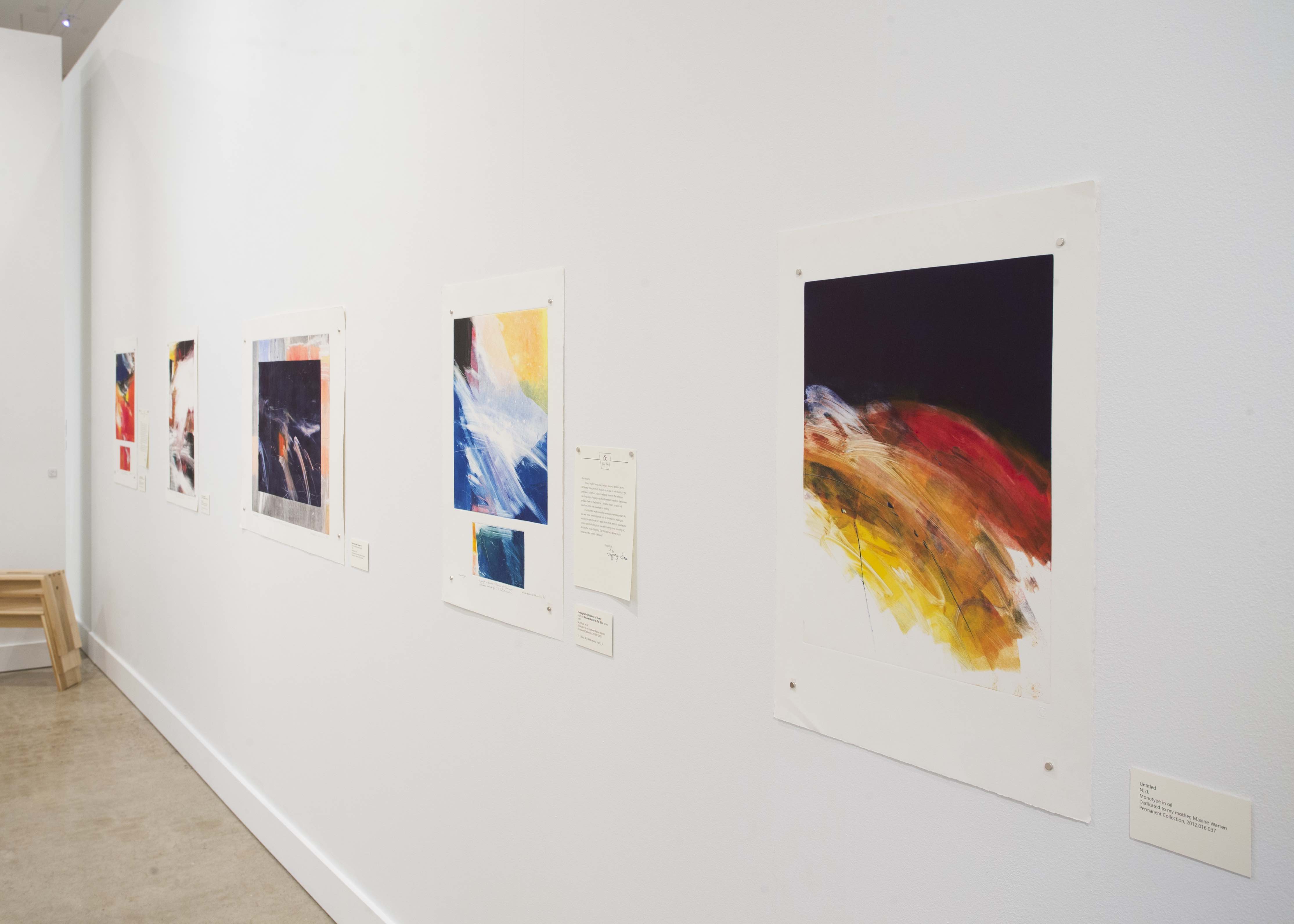 Maxine Warren: The Universe in a Monotype Installation Maxine Warren: The Universe in a Monotype Installation