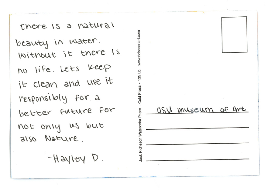 Postcard note Postcard note